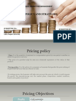 Pricing Policies