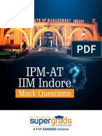 Ipm at Iim Indore Mock Questions 025ca95d888bb