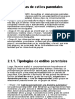 Tipologías Parentales