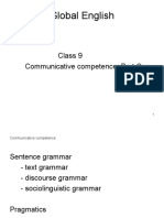 Global English: Class 9 Communicative Competence: Part One