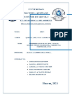 Determinacion de Solidos Totales, Solidos Fijos y Solidos Volatile.