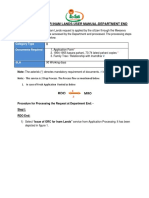 MEESEVA User Manual For DEPT Ver 1.1 - Issue of ORC For Inam Lands