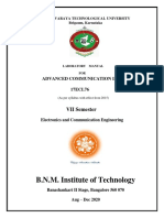 B.N.M. Institute of Technology: VII Semester