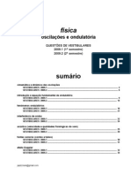 Física - Oscilações e Ondulatória Questões de Vestibular 2009