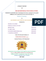 Chip Design For Turbo Encoder Module For In-Vehicle System: A Project Report ON