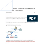 How To Build Up A Multi-Nets Network Via Multi-Nets NAT Feature On TP-Link Router With L2+/L3 Switches?