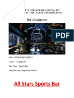 Sports Bar Assigement