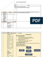 Final Test Matrix-English 5: An Essay