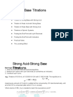 Acid-Base Titrations