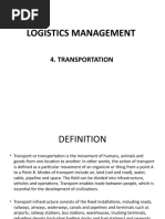 Logistics Management CHP 4