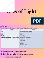 3rd SCIENCE Uses of Light