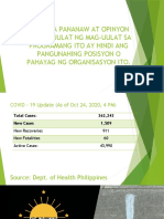 Ang Mga Pananaw at Opinyon NG Pag-Uulat NG Mag-Uulat Sa Programang Ito Ay Hindi Ang Pangunahing Posisyon O Pahayag NG Organisasyon Ito