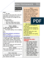 Homework Term 1 Week 8