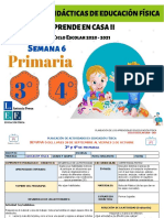 3°y 4° Primaria EF Semana 6 - LEF Antonio Preza