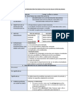 Formato Intervención Psicoeducativa en Las Escuelas Especializadas