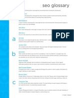 SEO Glossary Cheat Sheet