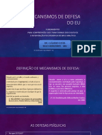 Mecanismos de Defesa Do Eu