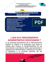 Procedimiento Administrativo Disciplinario: Tema