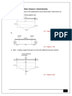 What Are The C Values of The Loaded Beams Shown Below (Note-Loads Shown Are Design Loads) : Lateral Restraints at Fixed Supports Only