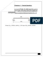 Week 2 Session 1 - Tutorial Question:: 1. Check The Adequacy of A Grade S275 305 X 165 X 46UB To Span 5.8m To Support A