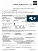 Direct Deposit / Automatic Payment Information Form