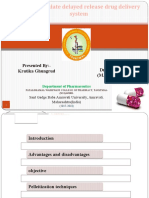 Multiparticulate Delayed Release Drug Delivery System