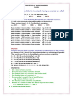 HANDOUT - Properties of Whole Numbers