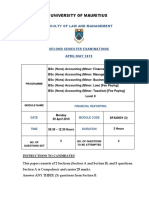 University of Mauritius: Faculty of Law and Management