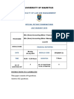 University of Mauritius: Faculty of Law and Management