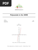 Polynomials in The AIME