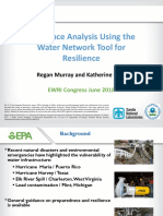 Resilience Analysis Using The Water Network Tool For Resilience