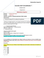 Evaluación Del Consolidado 1 - 2021