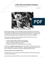 Troubleshooting Filter Aids and Filtration Systems