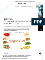 El Magnesio Curó Mi Artrosis y Es Clave para La Salud - 23 - 03 - 2015 - Clarí