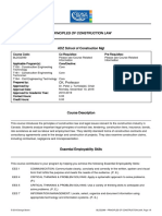 Bldg2090 - Principles of Construction Law, Page 1/9 © 2018 George Brown