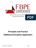 FBPE - Additional Discipline Application