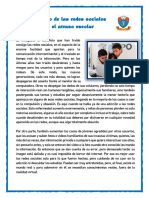 4to - Semana - 11 - II - El Uso de Las Redes Sociales y El Atraso Escolar