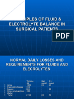 Principles of Fluid & Electrolyte Balance in Surgical Patients