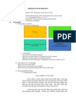 Lesson Plan in English I (Determine Feelings) - March 5, 2018