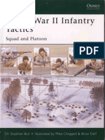 World War II Infantry Tactics Squad and Platoon Osprey Elite 51 Text