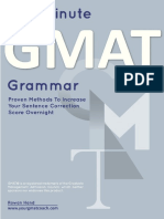 Hand, Rowan - Last Minute GMAT Grammar - Proven Techniques To Increase Your Sentence Correction Score - Overnight! (2014, Thought Experience Publications)