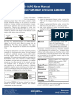 POE16S-1AFG User Manual Power Over Ethernet and Data Extender