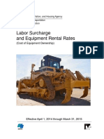 Labor Surcharge and Equipment Rental Rates (2015)