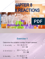 Chapter 8 - Redox Reactions - Exercise 8