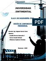 Informe Final Campamento Provisional de Obra