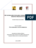 Dilemas e Desafios Pedagógicos Dos Pré-Vestibulares Populares