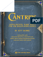 Cantrips OSR Magic Supplement PNPG