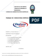 Trabajo de Consultoria Empresa Delizia 1