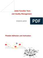 ( ÛÀç¿ì) 4.2.4 Platelet Function Test