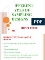 Different Types of Sampling Designs